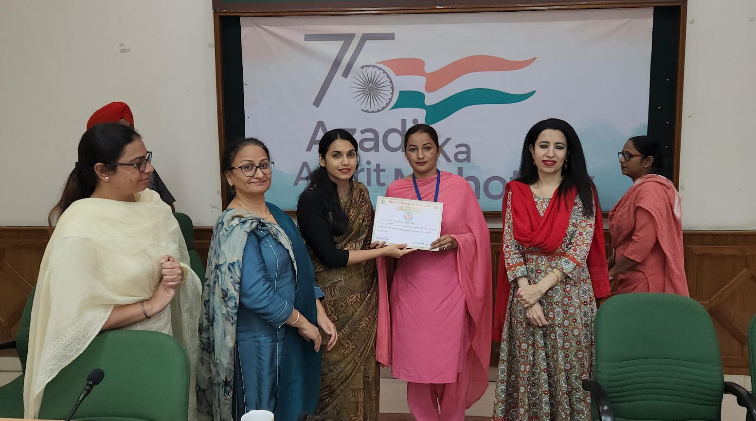 SMO Tripri and Koli including Three Asha workers were  Honored by DC. 